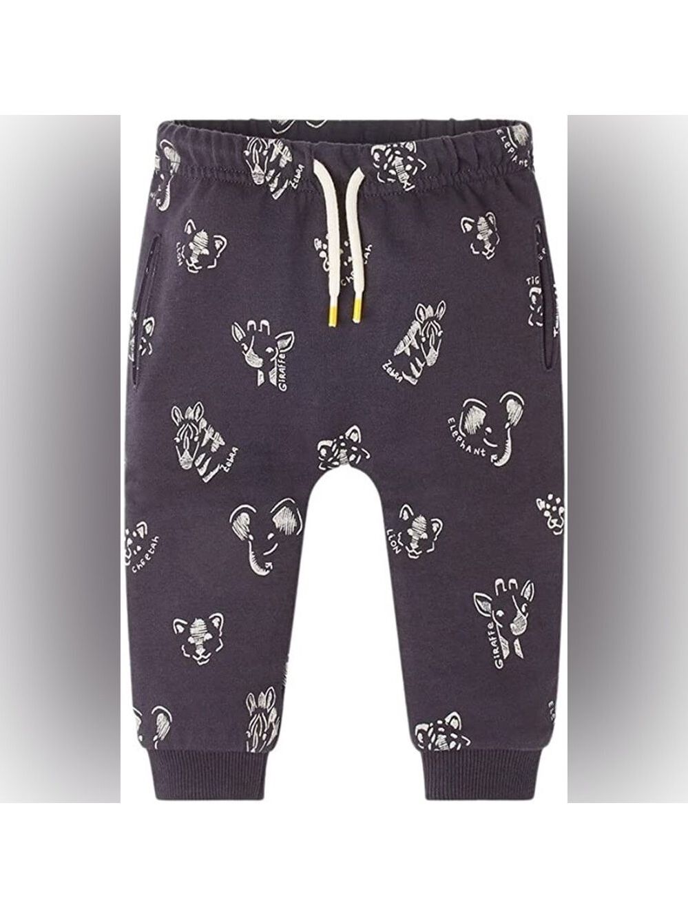 Size 24 months Mayoral Dark Blue Animal Pattern Joggers